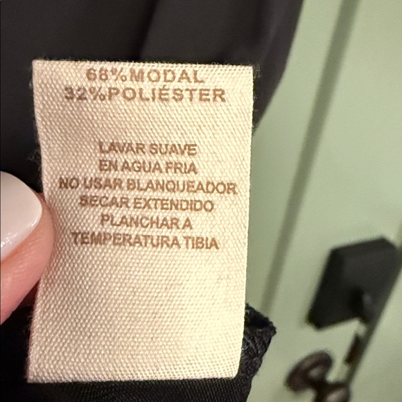 Mystree black Ruched Drawstring Crop Top - Picture 6 of 7